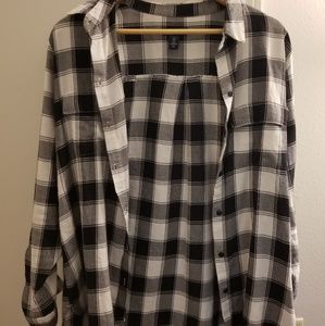 Black and White Button Down